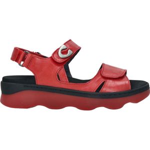 Wolky Sandalen Medusa rood leer