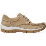 Veterschoen Wolky Women Fly Antique nubuck Beige-Schoenmaat 38