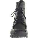 Wolky - Reach - Hoge Veterschoenen - Zwart - Leer
