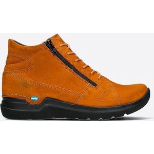 Wolky - Why Enkellaars - Antique Nubuck - Flexibele Rubberen Zool