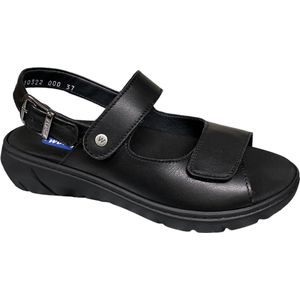 Wolky 0410322 000 Dames Sandalen - Zwart