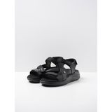 Wolky Sandalen Cirro zwart leer