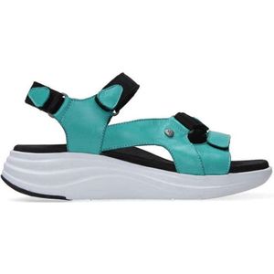 Wolky Sandalen Cirro turquoise leer