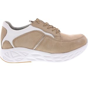 Wolky Veterschoenen Bounce beige-wit nubuck