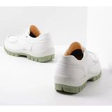 Wolky Veterschoenen Fly Summer wit/lichtgroen leer