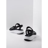 Wolky Sandalen Cirro zwart-wit leer