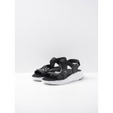 Wolky Sandalen Cirro zwart-wit leer