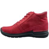 Wolky Hoge veterschoenen Why bordeauxrood nubuck