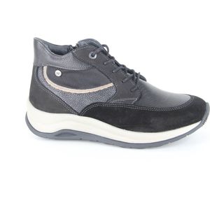 Wolky Veterschoenen Scone zwart combi leer