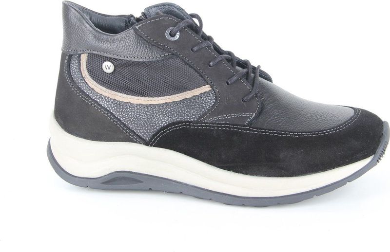 Veterschoen Wolky Women Scone Zwart Combi