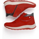 Wolky Veterschoenen Scone rood combi leer
