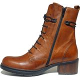 Wolky - Rimbley Comfy - Veterboots - Cognac - Wax Leer - Dames