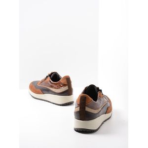 Wolky Veterschoenen Sprint cognac combi leer