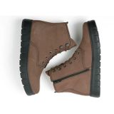 Wolky - New Wave - Veterboots - Zwart - Leer