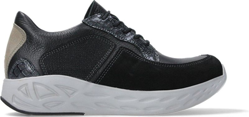 Veterschoen Wolky Women Bounce Zwart Combi-Schoenmaat 37