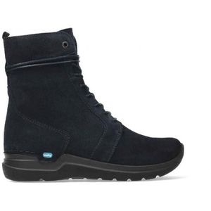 Wolky - Bluff 06626 - Veterschoenen - Suède - Zwart
