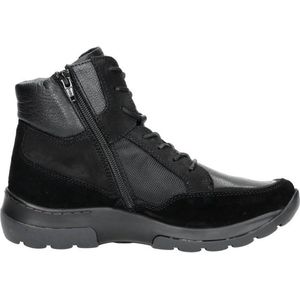 Wolky Veterschoenen Raf zwart combi leer