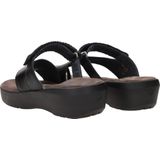 Wolky Slippers Collins zwart leer