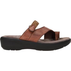 Wolky - Collins - Slippers - Bruin - Leer