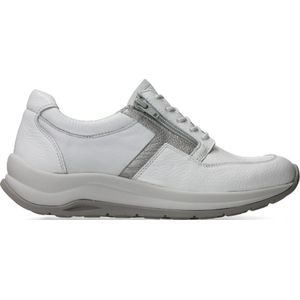 Wolky - Women Comrie Torello - Veterschoen - Wit-Zilver - Leer