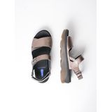 Wolky Sandalen Medusa antraciet leer