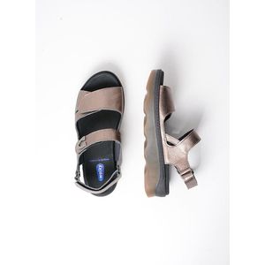 Wolky Sandalen Medusa antraciet leer