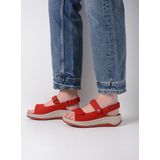 Wolky Sandalen Adura rood nubuck