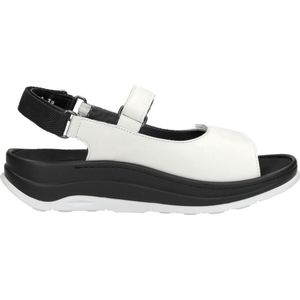 Wolky - Roll Strap - Instapper - White - Geheel Leer Gevoerd - Anatomisch Vormgegeven