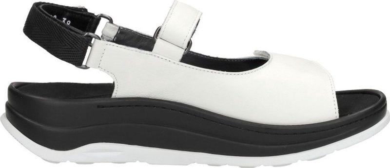 Wolky - Roll Strap - Instapper - White - Geheel Leer Gevoerd - Anatomisch Vormgegeven