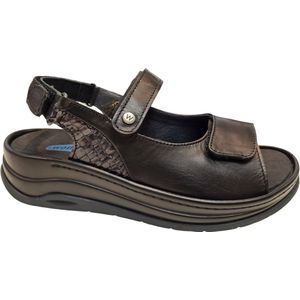 Wolky Sandalen Adura zwart leer