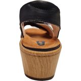 Wolky Sandalen La Jolla zwart leer