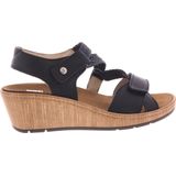 Wolky Sandalen La Jolla zwart leer