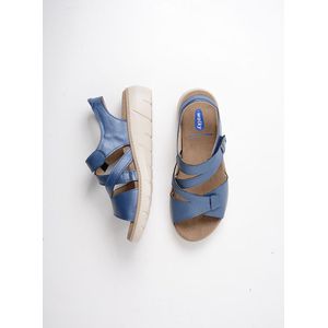 Wolky - 04106 Ikaria - Sandalen - Blauw - Leer
