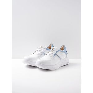 Wolky - 00570024 - Veterschoenen - Wit - Leer