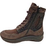 Wolky Hoge veterschoenen Ellon SF asfalt stretchleer