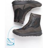 Wolky Hoge veterschoenen Ellon SF asfalt stretchleer