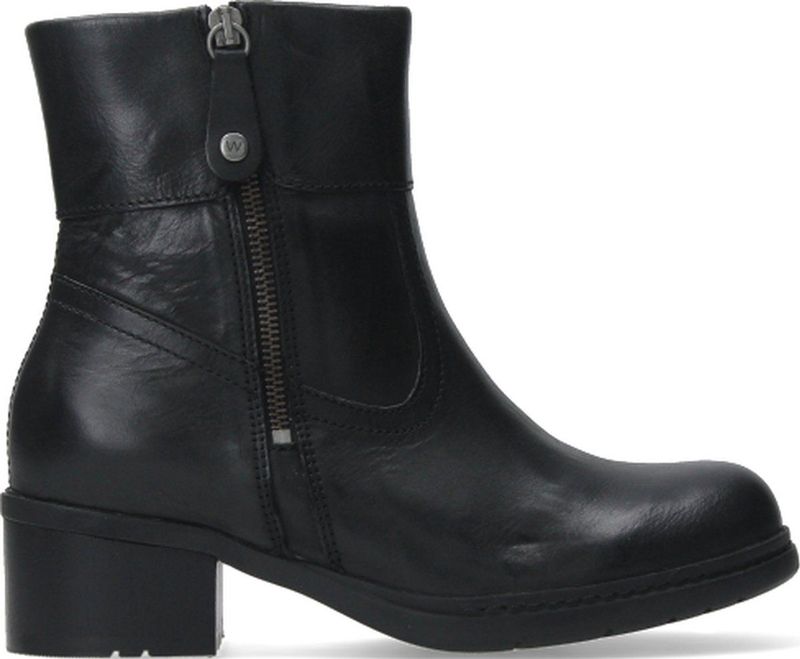 Wolky - 127637 Fairview XW Comfy - Enkellaarzen - Black - Wax