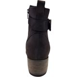 Wolky - Zavalla HV - Enkellaarzen - Zwart - Leer