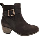 Wolky - Zavalla HV - Enkellaarzen - Zwart - Leer