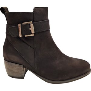 Wolky - Zavalla HV - Enkellaarzen - Zwart - Leer