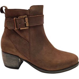 Wolky Enkellaars Zavalla Gobi - Bruin Nubuck Leer