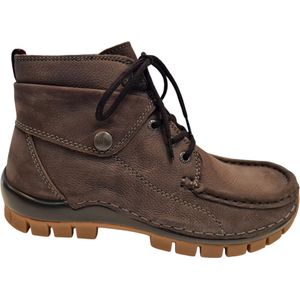 Wolky - 0472511 Jump - Veterschoenen - Zwart - Nubuck