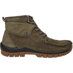 Wolky - Jump - Veterschoenen - Zwart - Nubuck - Leren Voering