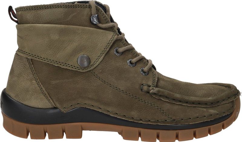 Wolky - Jump - Veterschoenen - Zwart - Nubuck - Leren Voering