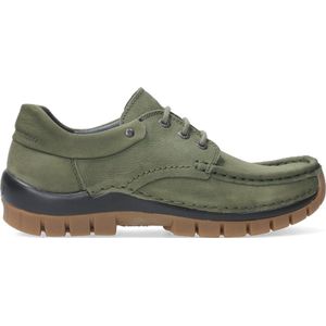 Wolky - Fly - Veterschoen - Pesto Green - Leer