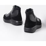 Wolky Veterschoenen Leap zwart combi leer zwart