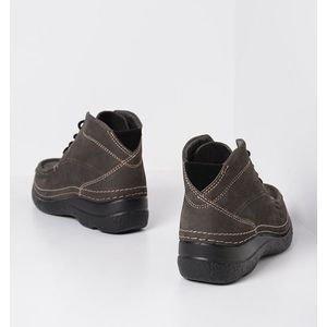 Wolky Hoge veterschoenen Roll Shoot asfalt nubuck