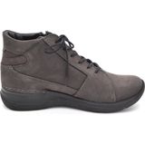 Wolky Hoge veterschoenen Why asfalt nubuck