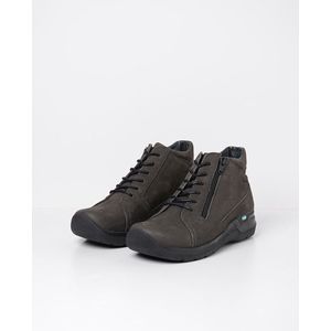 Wolky Hoge veterschoenen Why asfalt nubuck