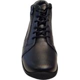 Wolky Hoge veterschoenen Why zwart leer